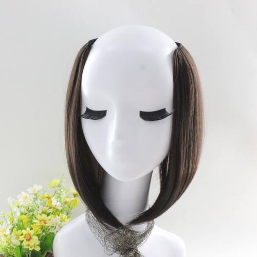 Thickened inner hair extension piece, fake bangs, wig piece, realistic wig piece, bangs