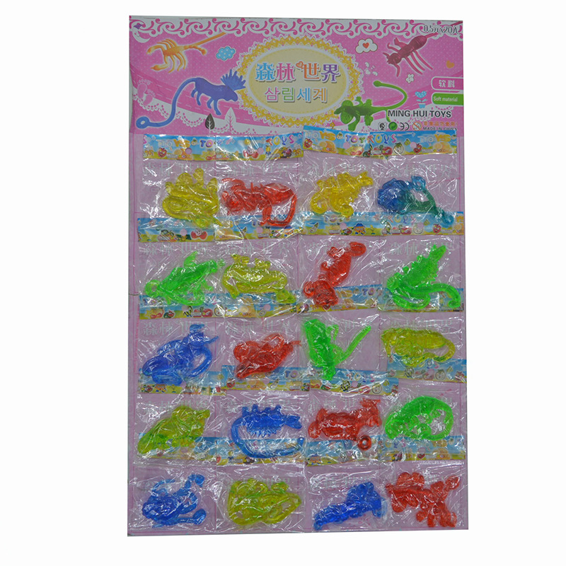 new pattern Soft material animal Soft material Toys Forest World children Plastic Toys Multiple animal modelling