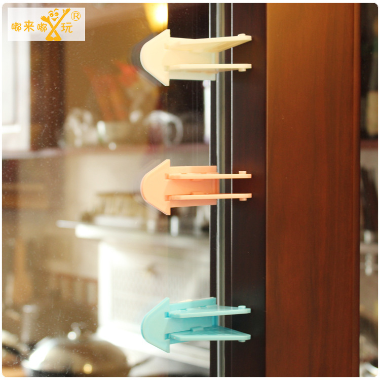 移门锁 儿童安全用品防止宝宝推开窗户移门  家有小宝