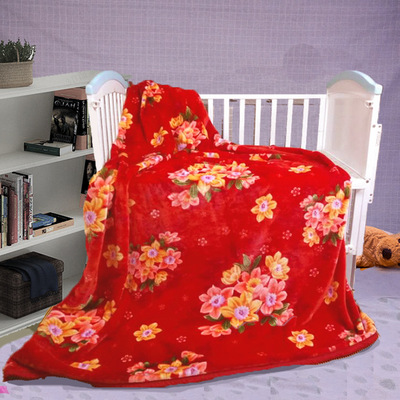 毛毯批發廠家直銷 夏季毯子2.0*2.3雙人空調毯 雙面拉舍爾絨毛毯