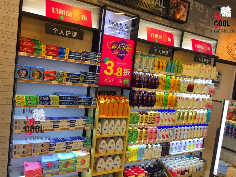 化妆品柜子 化妆品展柜制作ht