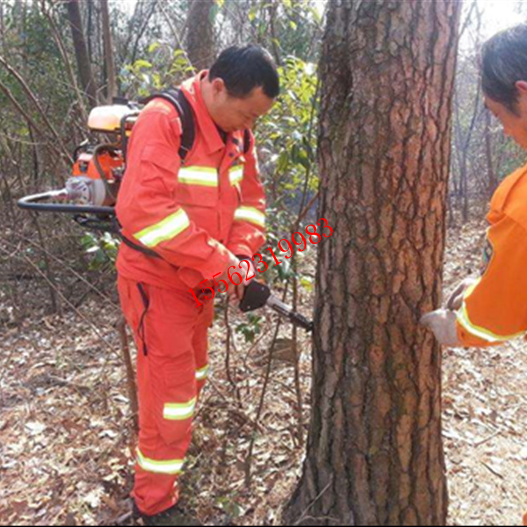 保定树木防治病虫害的好方法 注孔打药机热销