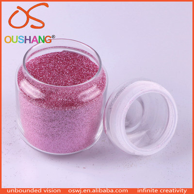 厂家现货供应 PET金葱粉 玫红色 彩红色 鲜红色 超细金粉|ms