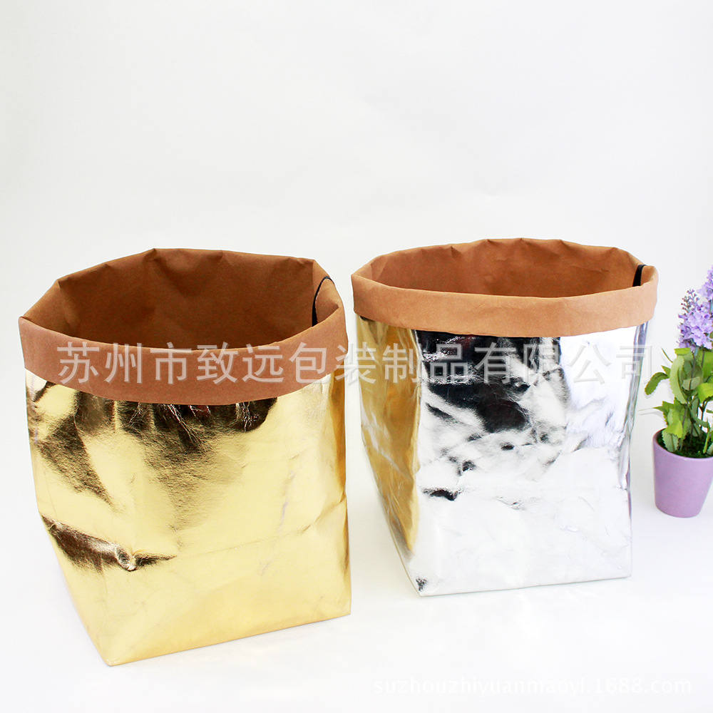 定制 水洗 牛皮 收纳袋 现货