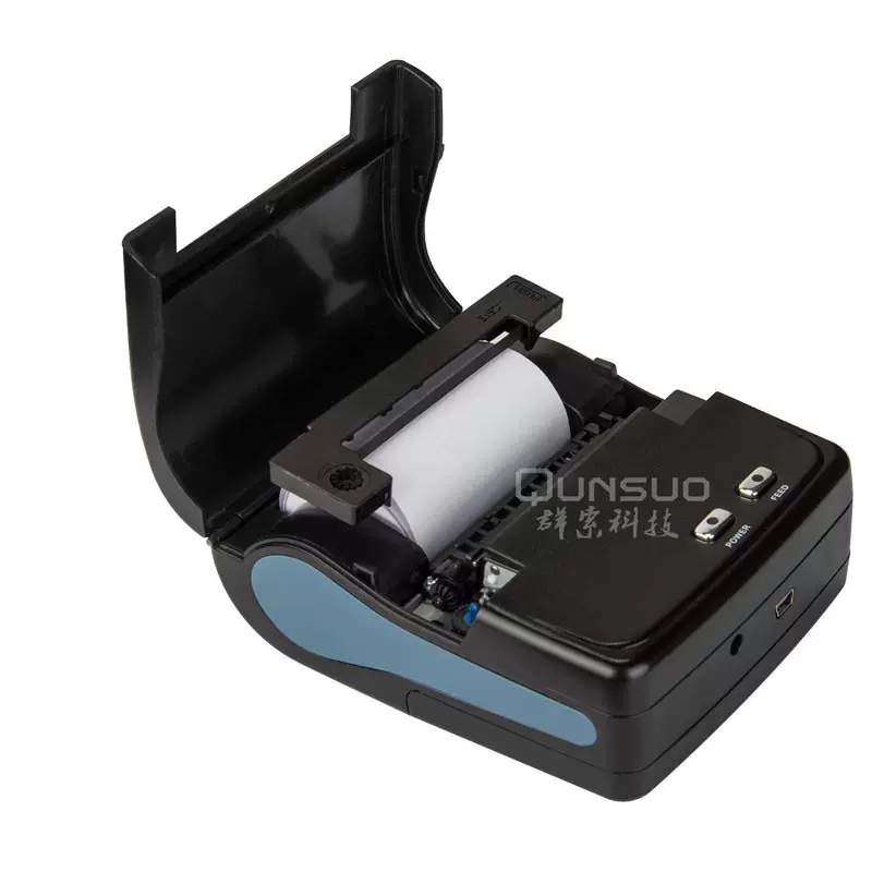 群索代发58蓝牙针式打印机两层发票微型打印机5802针式票据打印