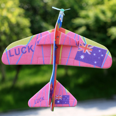 益智拼装飞机模型 360度回旋飞机 神奇健身 益趣好玩的航空玩具|ru