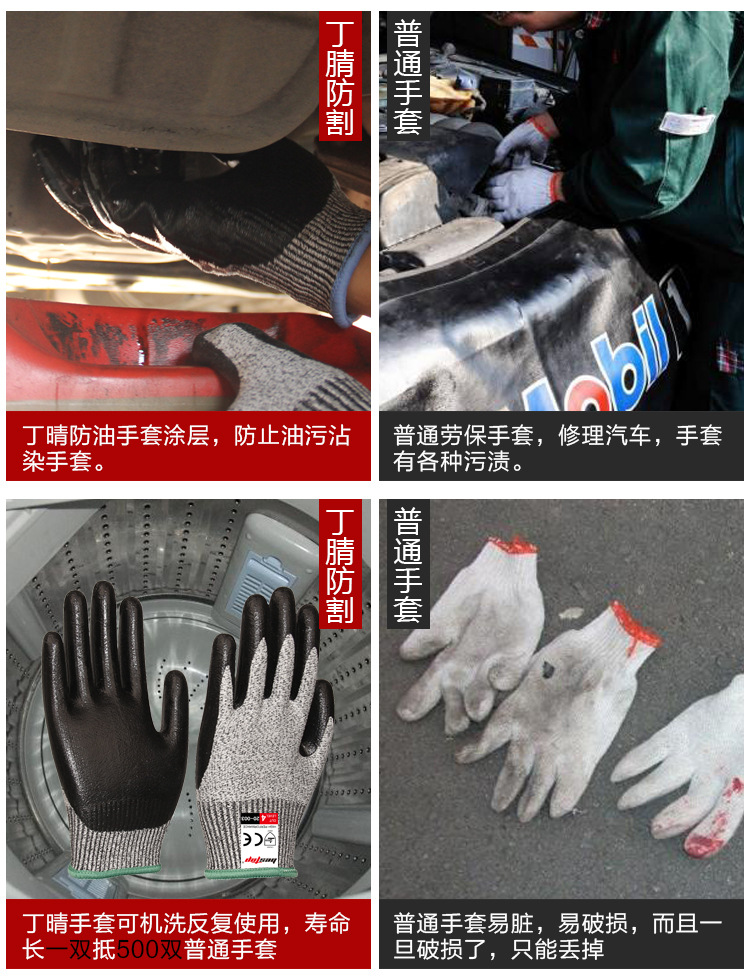 Gants anti coupures - Ref 3404427 Image 8