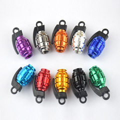 CZC-004 Hand Grenade Valve Stem Cap, Colorful Aluminum Alloy Dust Cover, Ten Colors Valve Stem Cover