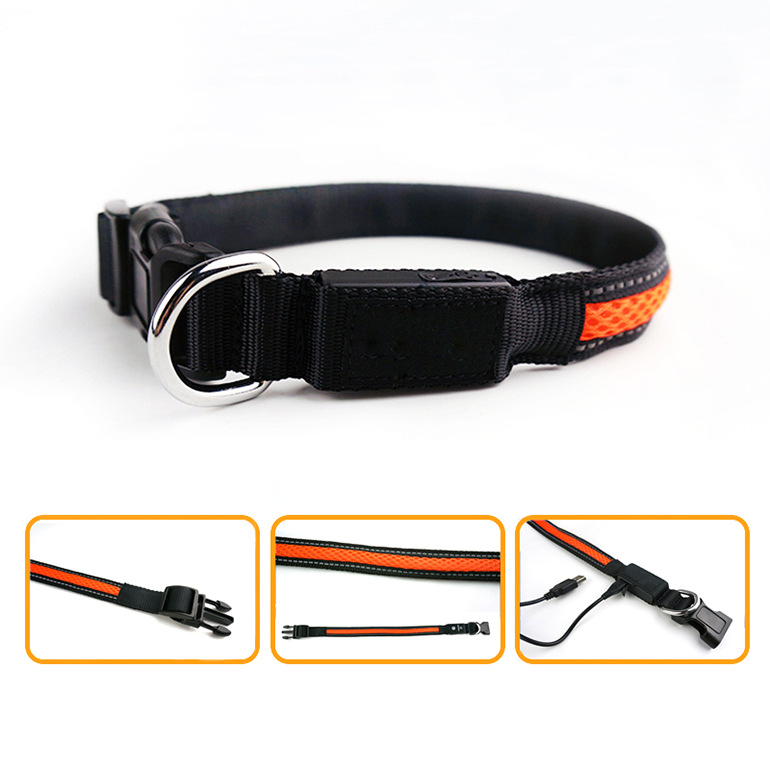 宠物用品工厂直销宠物项圈 宠物狗用品狗狗充电项圈 LED狗项圈