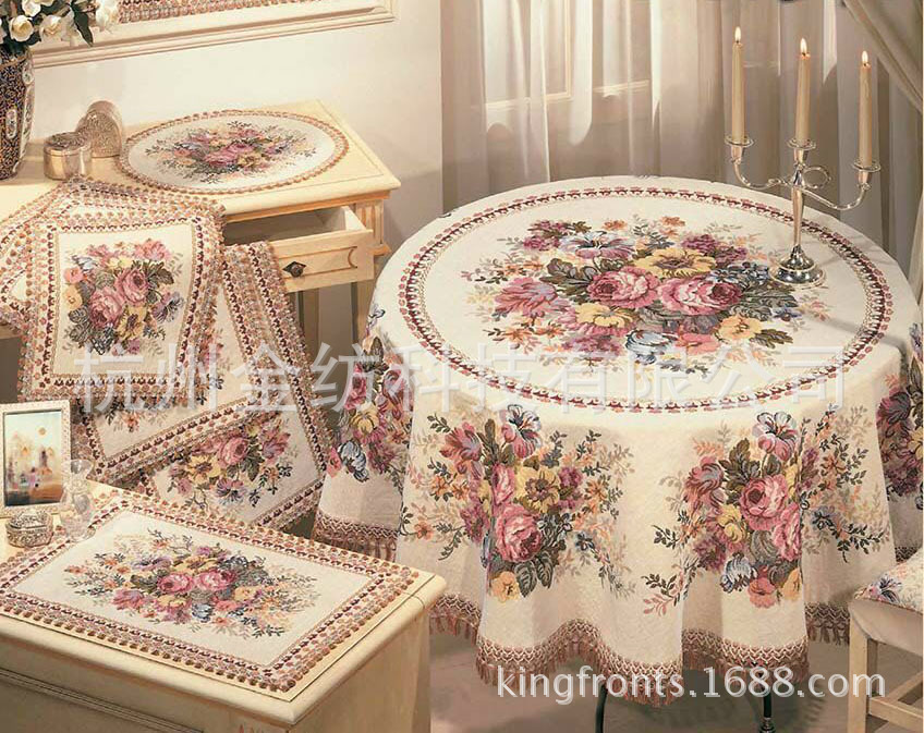 Gobelin tablecloth, table runner, placemat, table hanging, table base, single large jacquard tablecloth