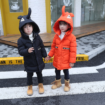 Cartoon children Down Jackets Winter clothes new pattern originality pinkycolor Children's clothing clothes keep warm fashion Hooded coat wholesale