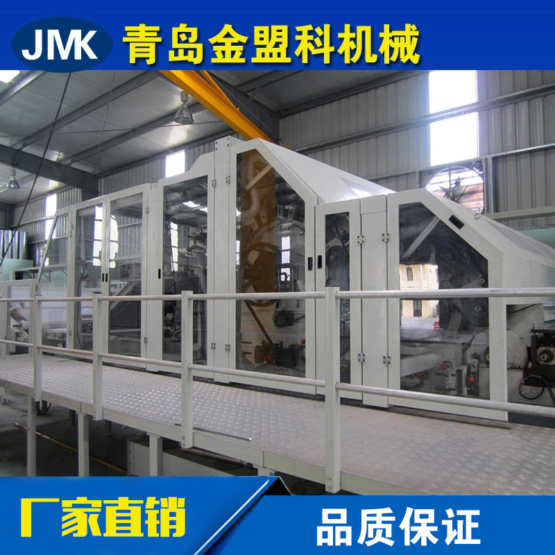 供应 非制造布梳理机_羊棉绒梳理机_双锡林双道夫梳理机