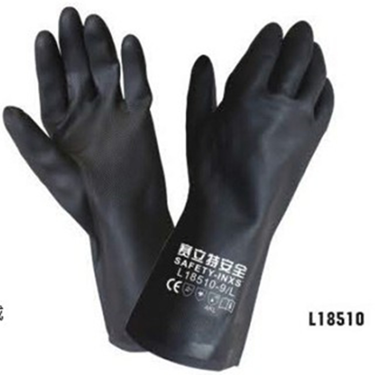 供应赛立特L18510手氯丁腈耐酸碱防化防水耐油防刺耐磨防护手套