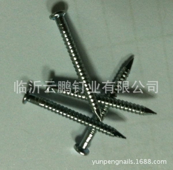 生产各种规格镀锌搓丝环纹钉