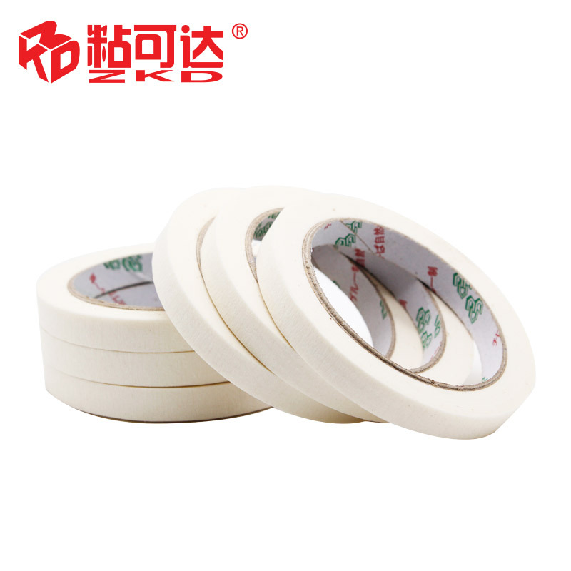 东莞工厂 120度耐高温美纹纸 美纹胶定制 易撕贴 美纹纸胶带批发