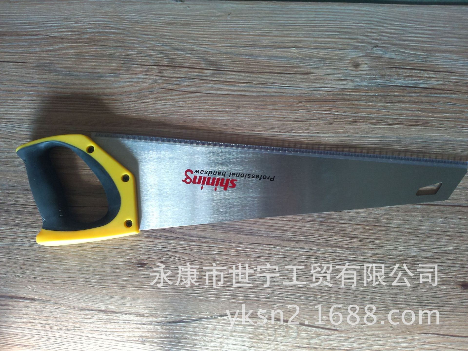 金华厂家出口木工锯 优质双色塑柄手锯 木工磨齿锯锯子