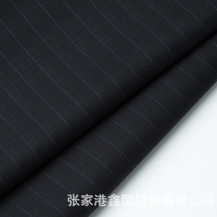 XG31089/220精纺毛涤花呢纺织面料厂家批发精纺哔叽面料