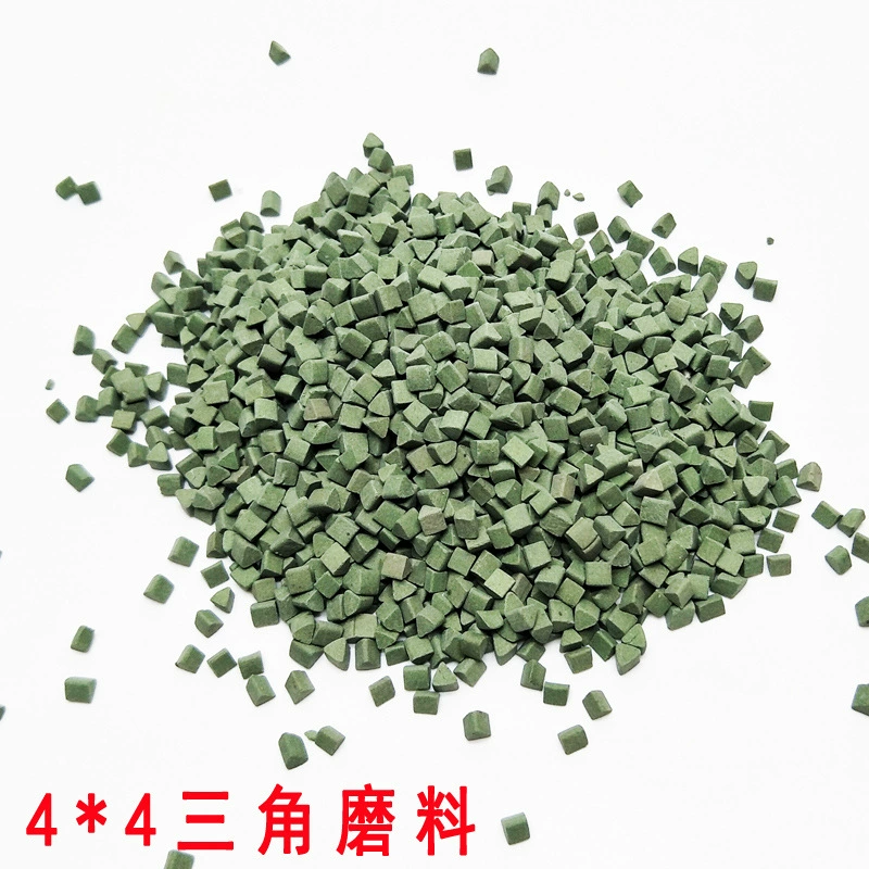 4*4 треугольная абразивная роликовая полировальная машина вибрационная машина с абразивной полировкой и полировкой нефрита 450 грамм в упаковке