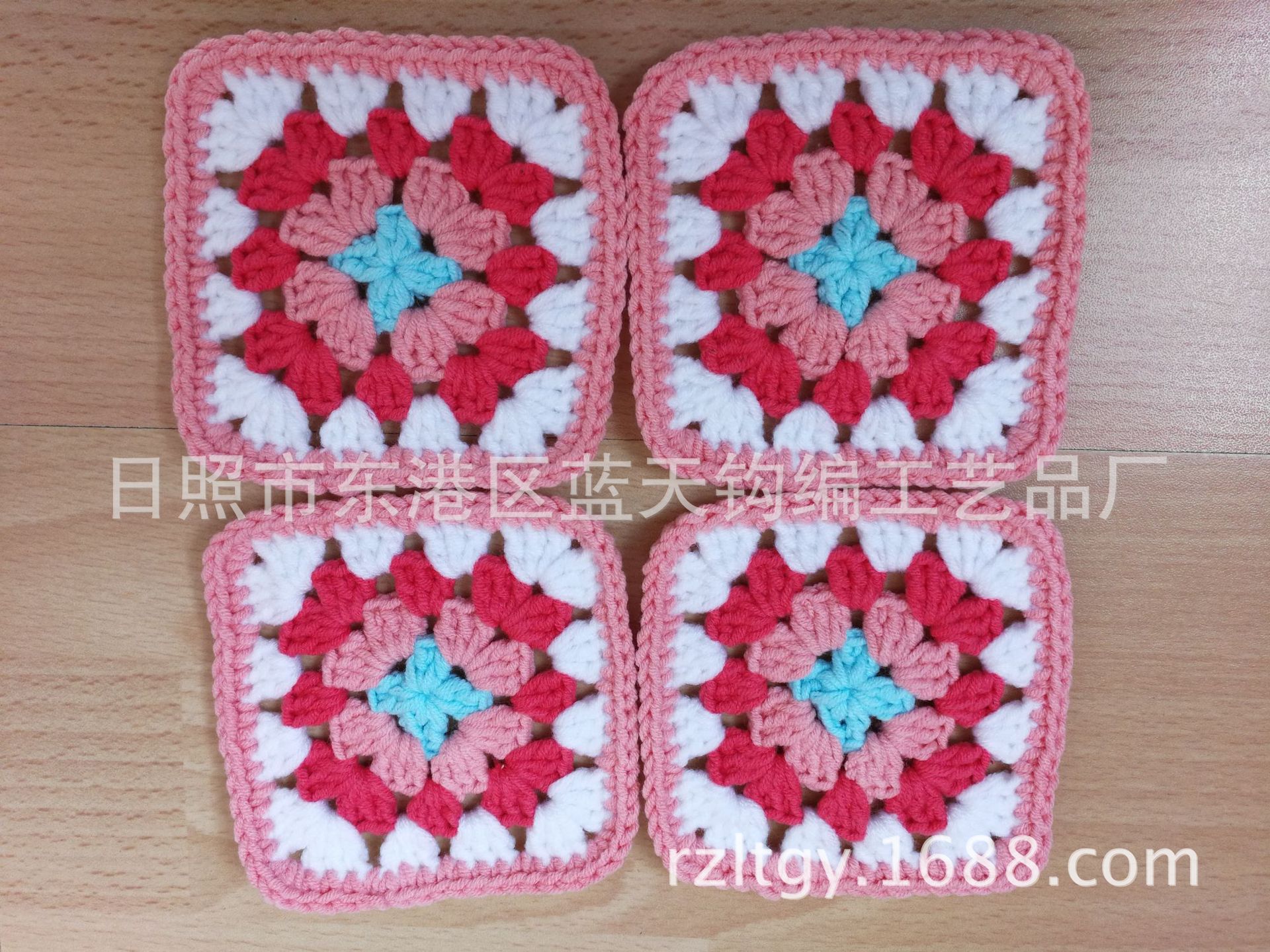 提供手工毛线花花加工、手工钩花加工、手钩钩针毛线花