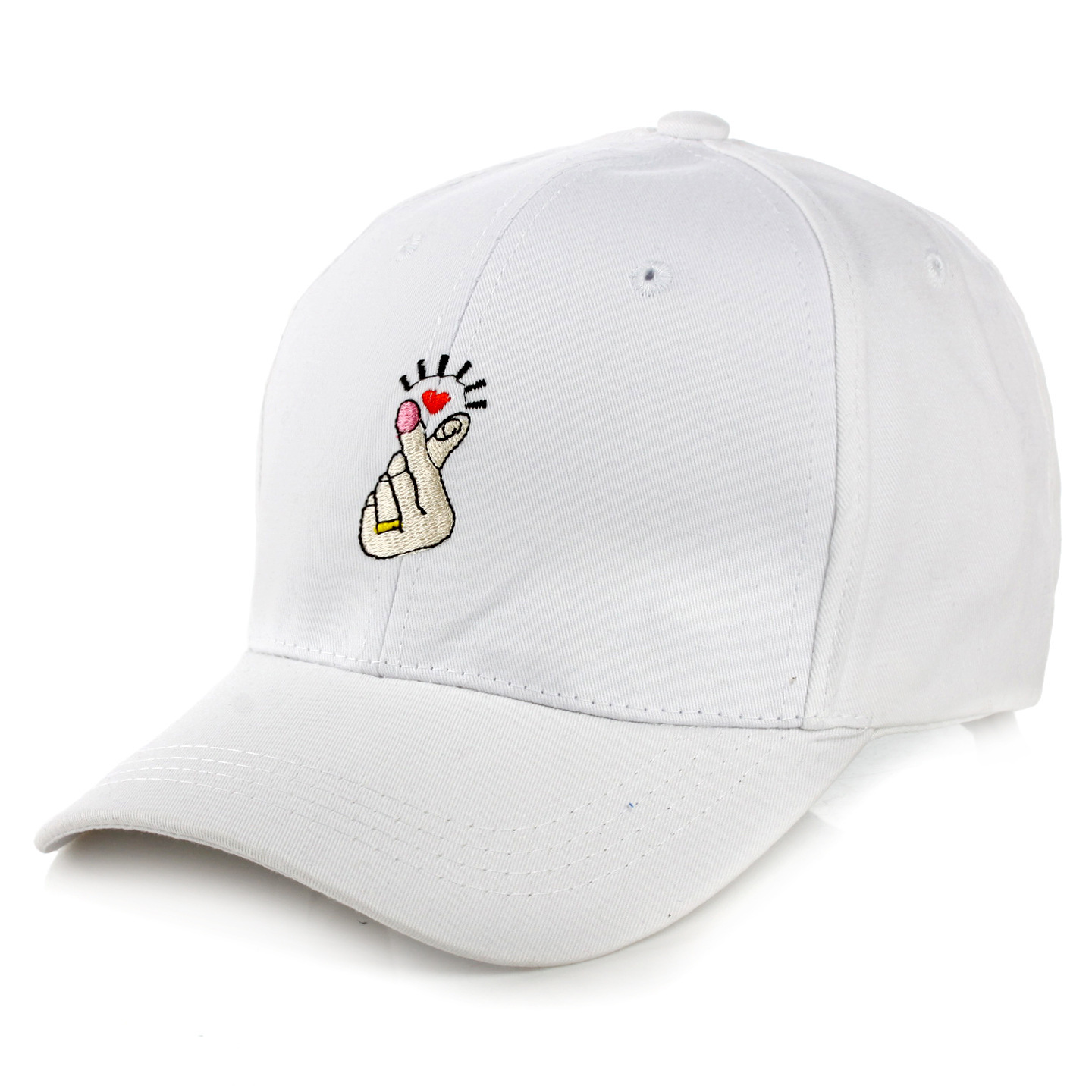 帮手SKU图-2016韩国新款简约刺绣数字3棒球帽鸭舌帽弯檐