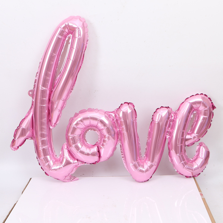 Wedding Decoration Proposal Confession Holiday Aluminum Film Solid Color One-piece Love Balloon display picture 4