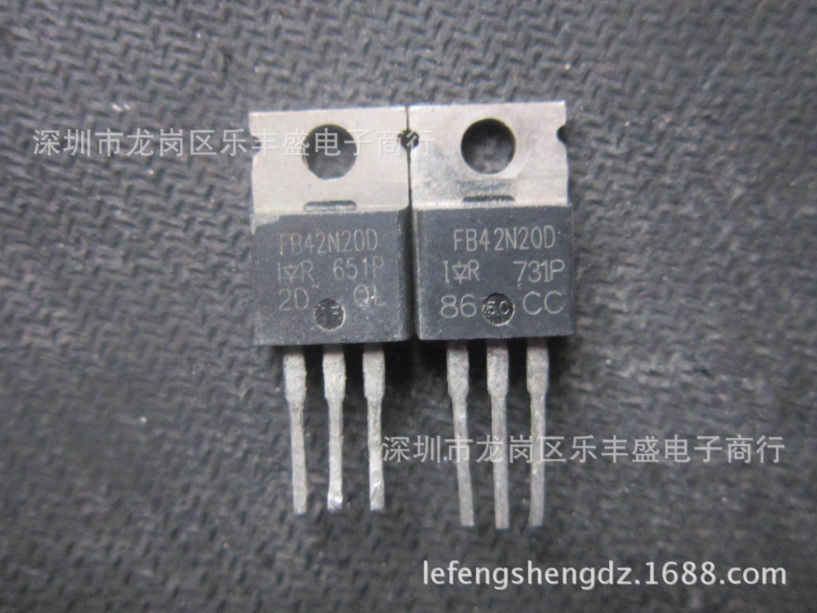 FB42N20D IRFB42N20D 拆机IR TO-220 N通道 功率MOS 44A 200V