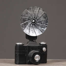 复古怀旧老式照相机模型摆件创意咖啡厅酒吧家居装饰品拍摄影道具