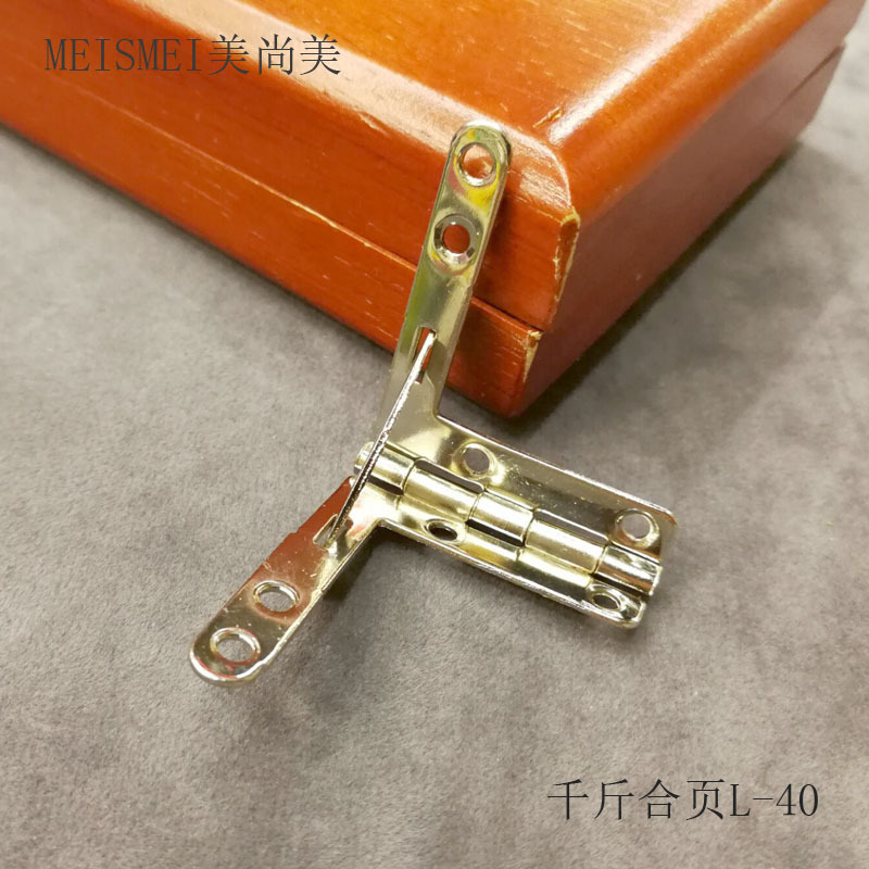 Golden wooden box