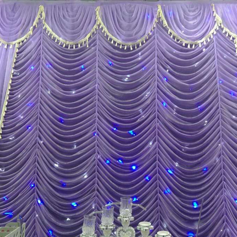 2020 new pattern Water ripples background Yarn wedding celebration decorate Curtain background Buman Wedding celebration prop arrangement