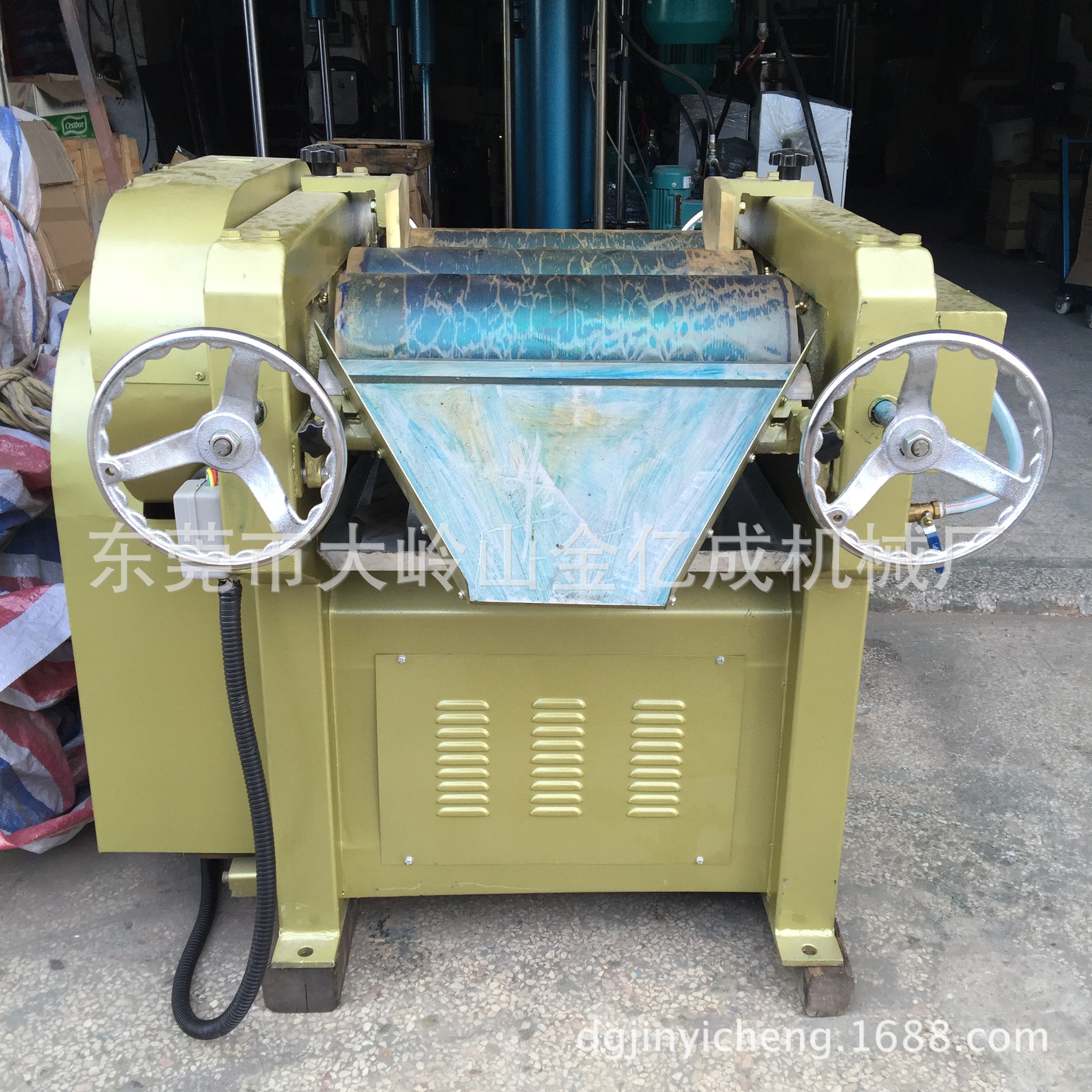 推广S200研磨机 硅胶三辊研磨机 油墨颜料三辊研磨机