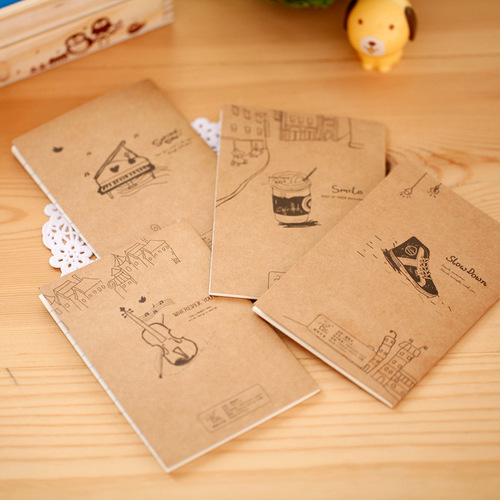 Taobao gifts good times kraft paper notepad soft copy 64K notebook small book wholesale gift