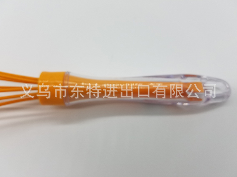 Wholesale of kitchen tools such as baking cake egg beaters and dough mixers, crystal handles, and silicone egg beaters detail image 5