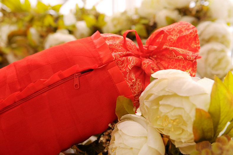 Oujin fábrica cinta de seda bordado almohada cojín cubierta sala de estar dormitorio flor tridimensional hecho a mano DIY punto de cruz entrega de una sola pieza