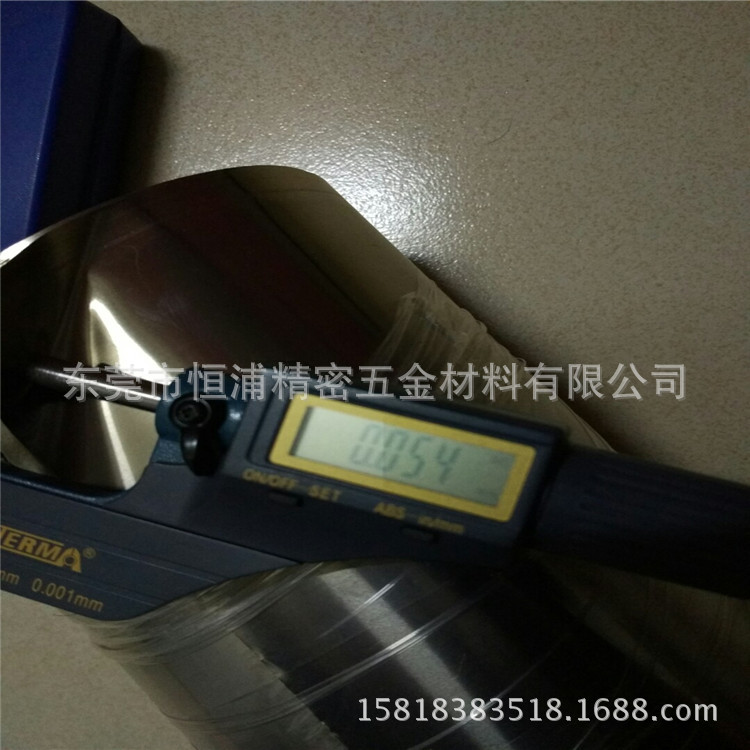 304软态不锈钢箔 1/2H超薄不锈钢纸 0.06mm薄膜纸