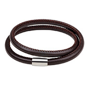 European and American jewelry leather cord woven alloy guitar bracelet threepiece setpicture13