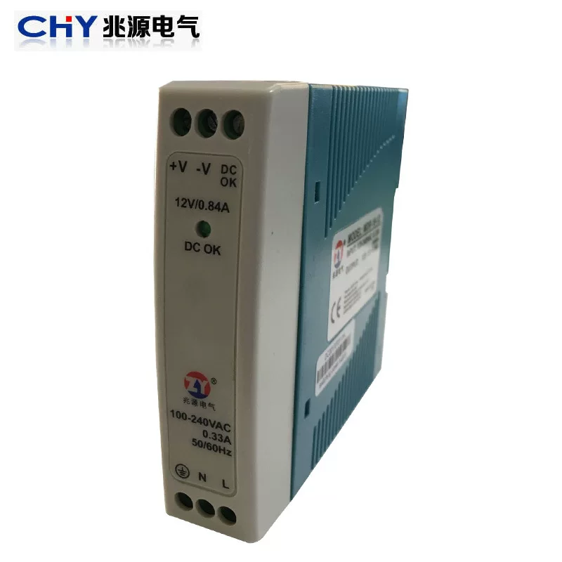Ultra-thin guide rail switch power model MDR-10-12 card rail installation switch power supply