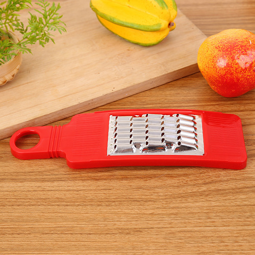 Creative No. 10 stainless steel sheet plastic grater kitchen gadgets vegetable cutter daily necessities wholesale