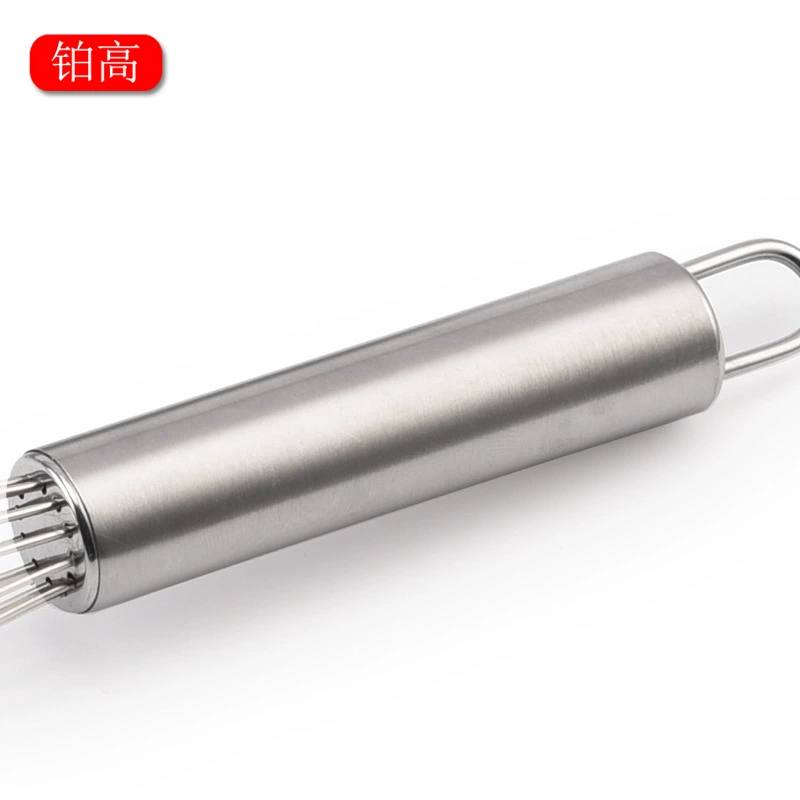 Manual stainless steel eggs eggs omelette egg stick bunk stirler eggs 10 -inch kitchen small tool platinum high