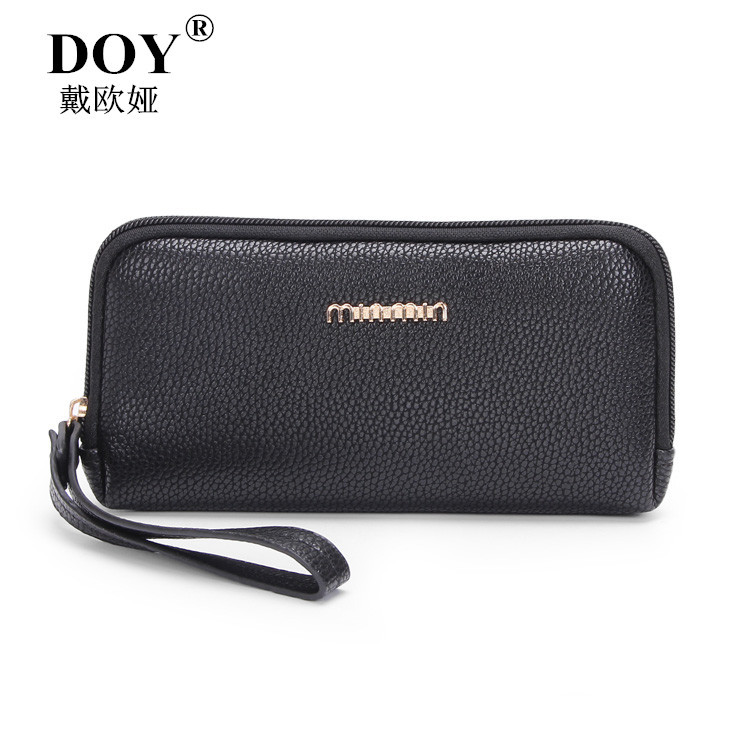 新款韩版Mimi手拿钱包休闲女包荔枝纹零钱手抓包purse men|ms