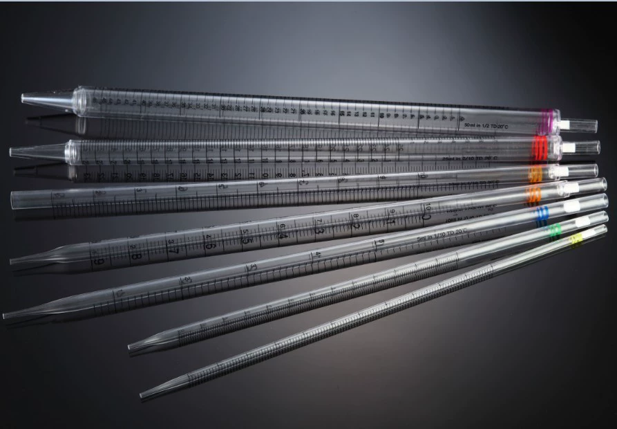 Одноразовая Пипетка для сыворотки PS (полистирол) независимо упакована и стерилизуется 1/2/5/10/25/50 мл