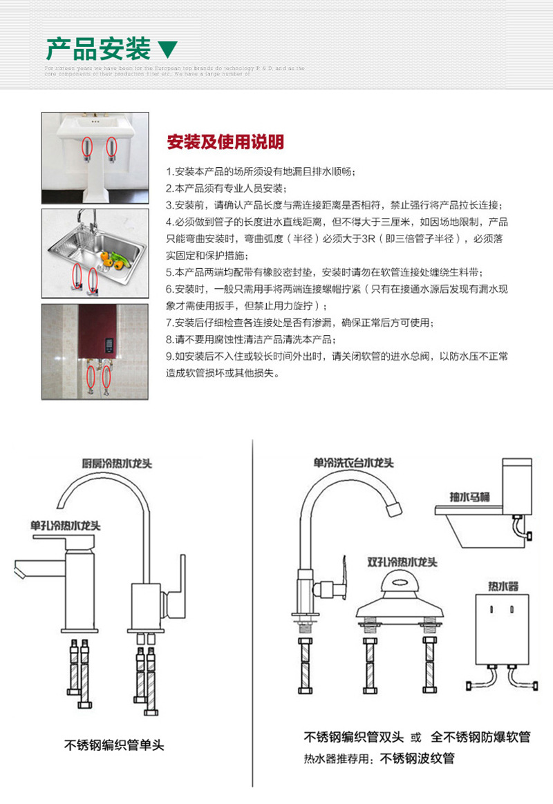 The plumbing manufacturer supplies new 201 stainless steel corrugated pipe toilet basin faucet metal hose wholesale undefined