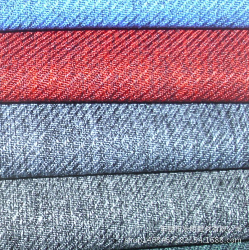 MB7525现货供应大斜仿麻布服装鞋材面料