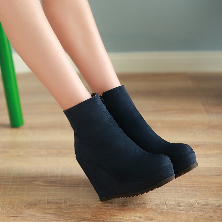 Bottes femme en PU artificiel - Ref 3355550 Image 7