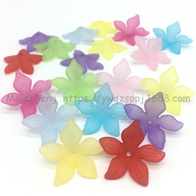 Bride's headwear, ancient-style hairpin accessories, diy jewelry processing, frosted flower head flower materials and accessories, Taobao wholesale detail image 4
