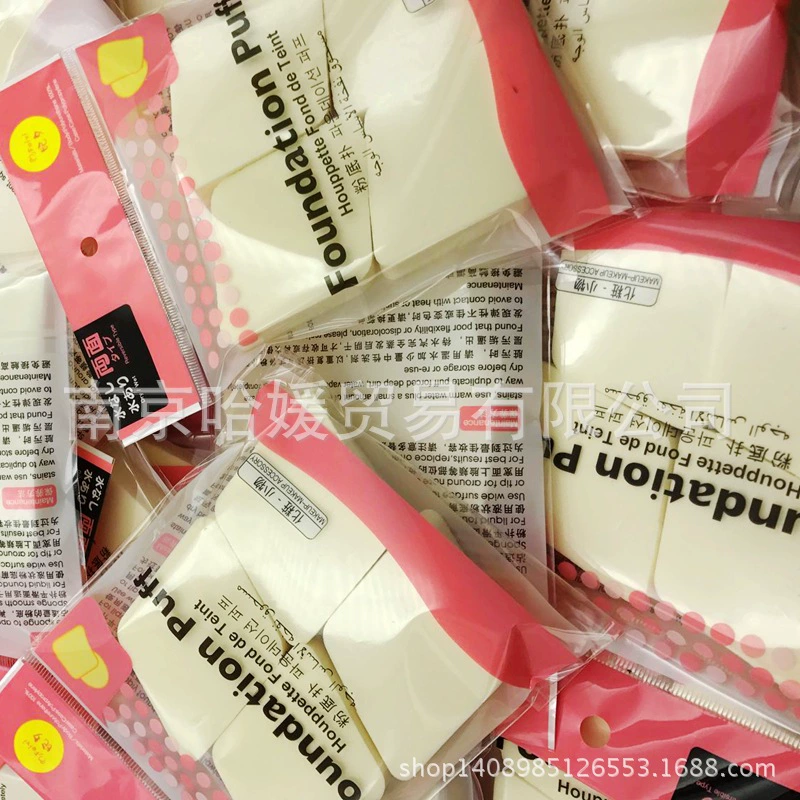 Big white sponge for face washing, cleansing milk, increased thickness