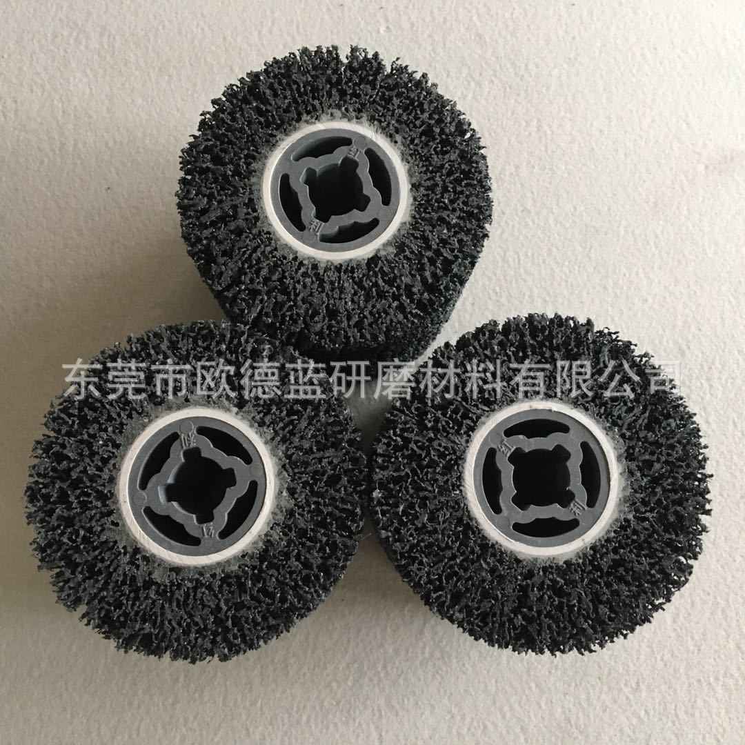 欧德蓝春天黑金刚拉丝轮批发供应不锈钢抛光专用打磨效果佳