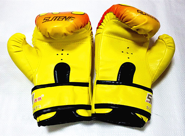 Colorful Flame Kids Gloves - Yellow