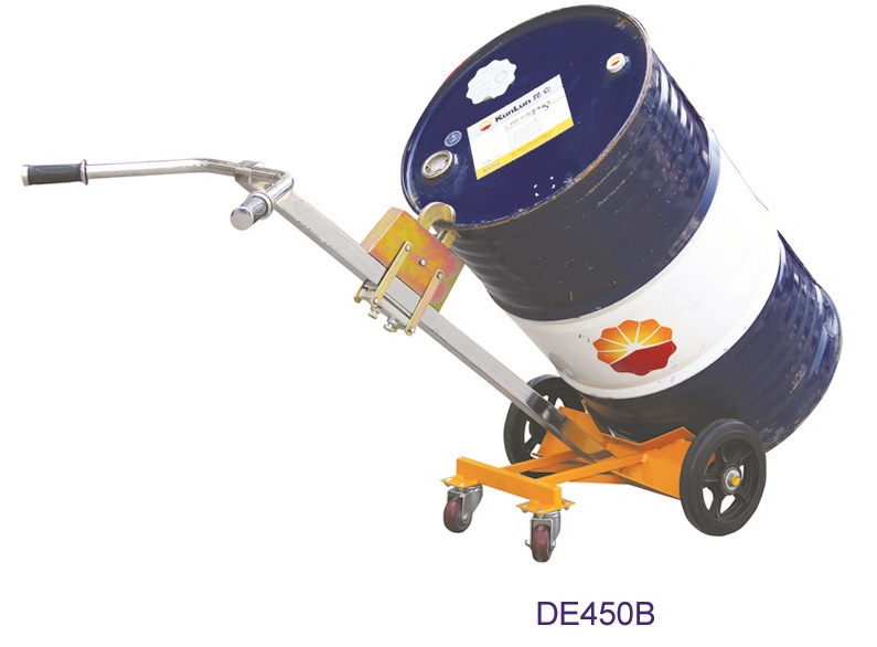 咬嘴油桶推车 轻型铁塑料桶装卸搬运车250mm脚轮450公斤 DE450D-阿里巴巴