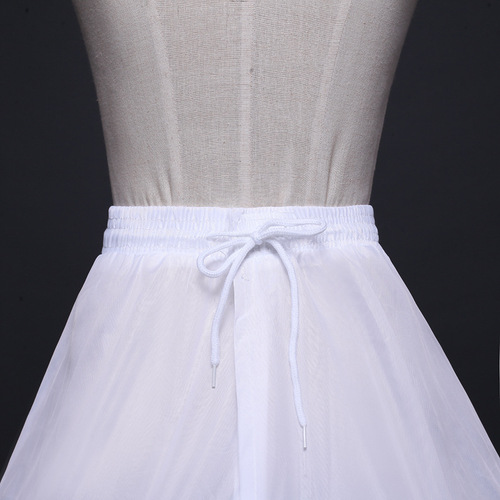 Wedding dress bustle wedding lining 3 steel elastic waist good fabric three circle petticoat photo studio store manufacturer wholesale