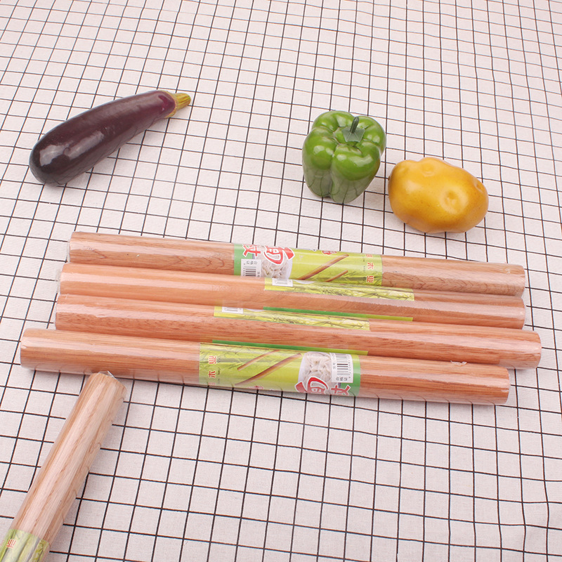 40公分精细打磨实木质面食饺子皮擀面杖04089百货批发|ms